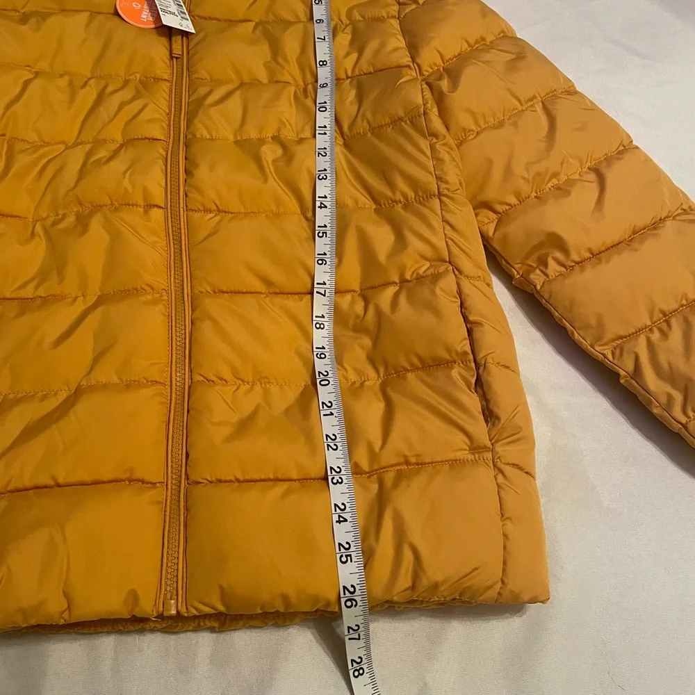 The Children’s Place Mustard‎ Yellow Kids Puffer Jacket, NWT, Size 18 (XXXL)